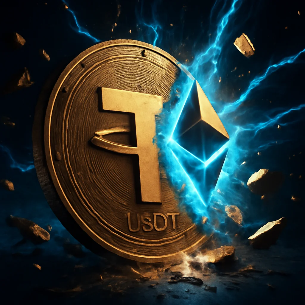 Tether frappe fort : 1 milliard de USDT sur Ethereum avant le Q2