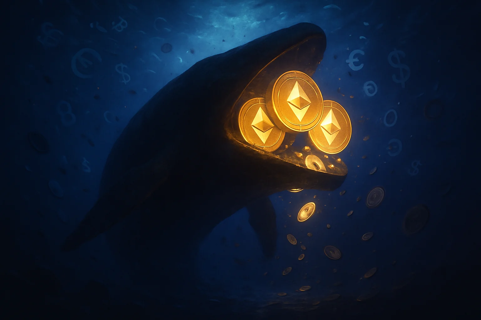 Une baleine claque 77M$ en ETH : les gros accumulent, les petits vendent