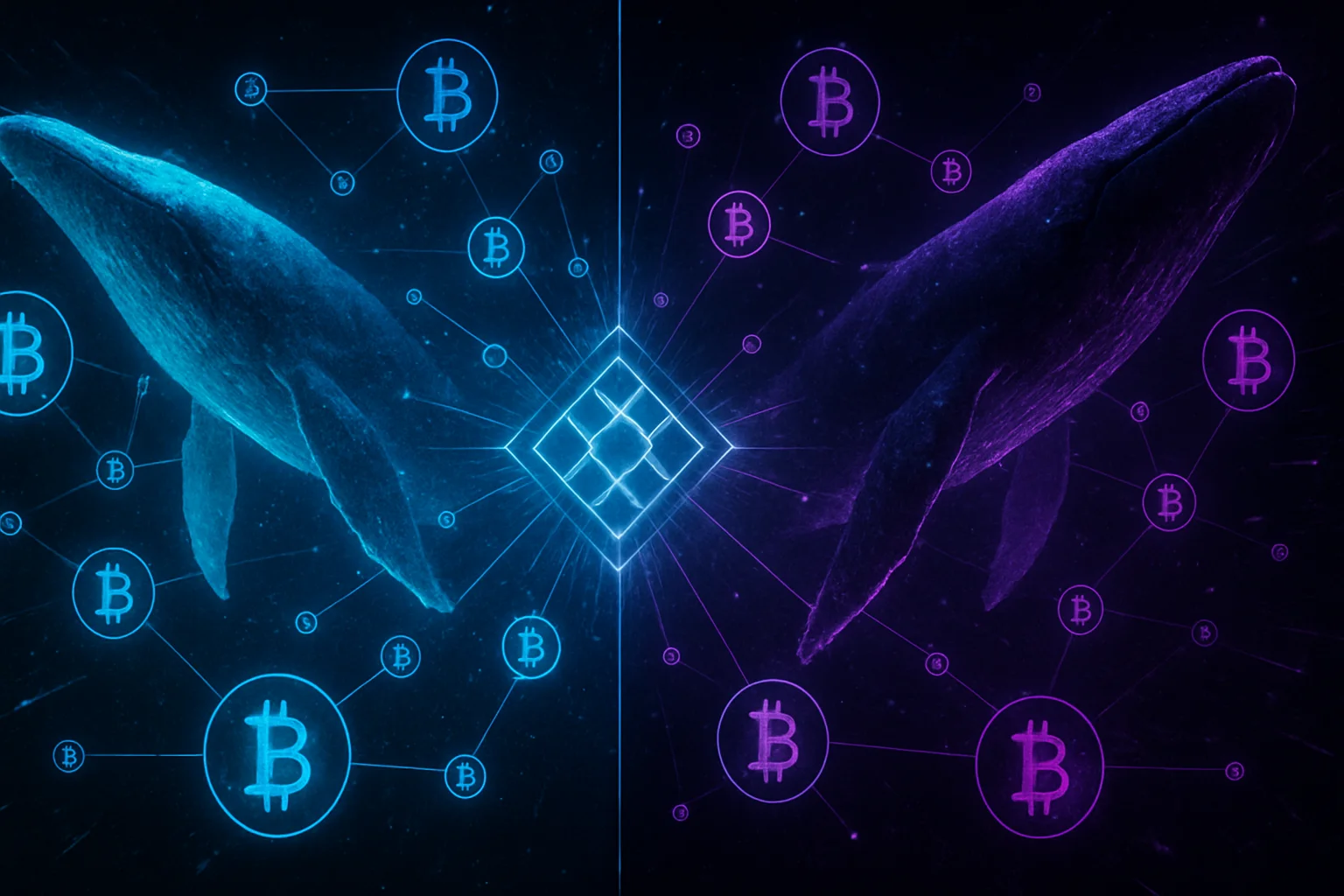 51M$ de BTC en jeu : deux baleines parient sur des directions opposées