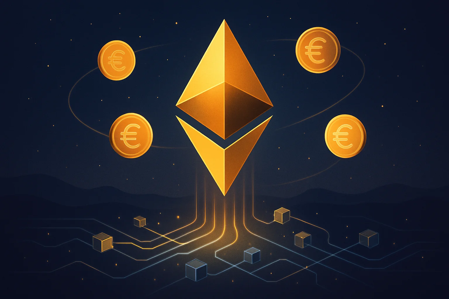Ethereum comme base d'un stablecoin euro : l'Europe joue pour de vrai