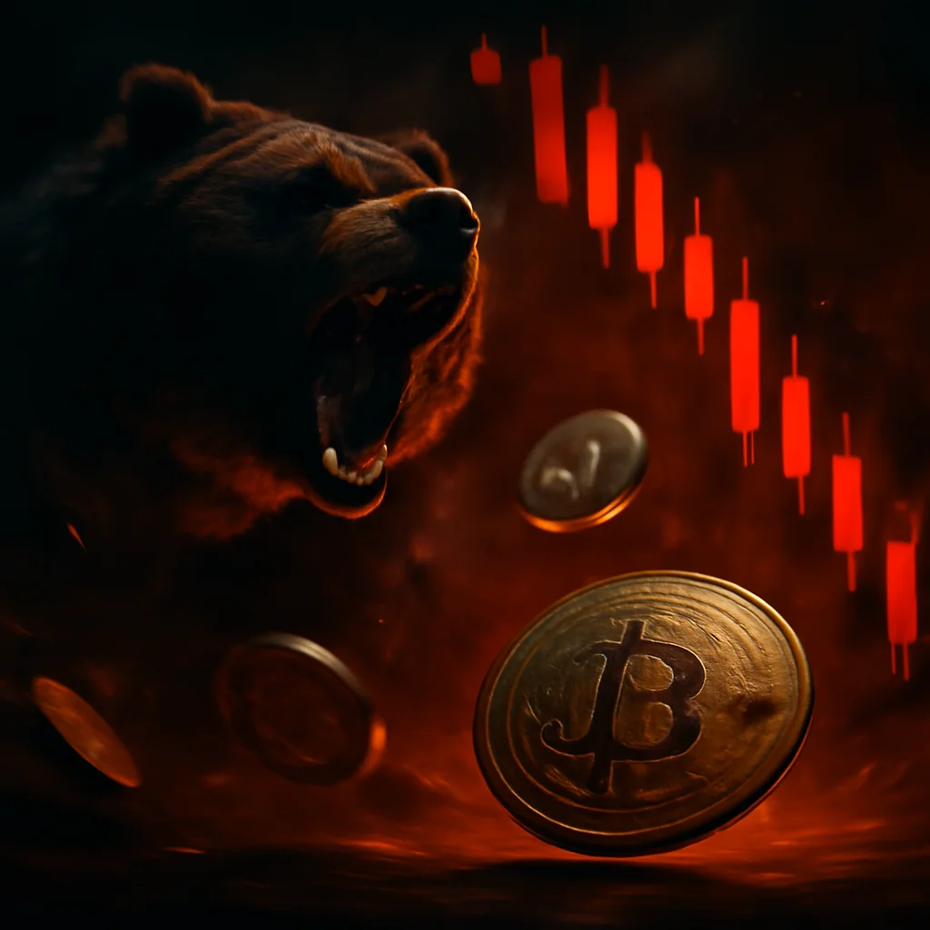 Les marchés crypto dans le rouge : BTC à 77 000$, ETH chute aussi