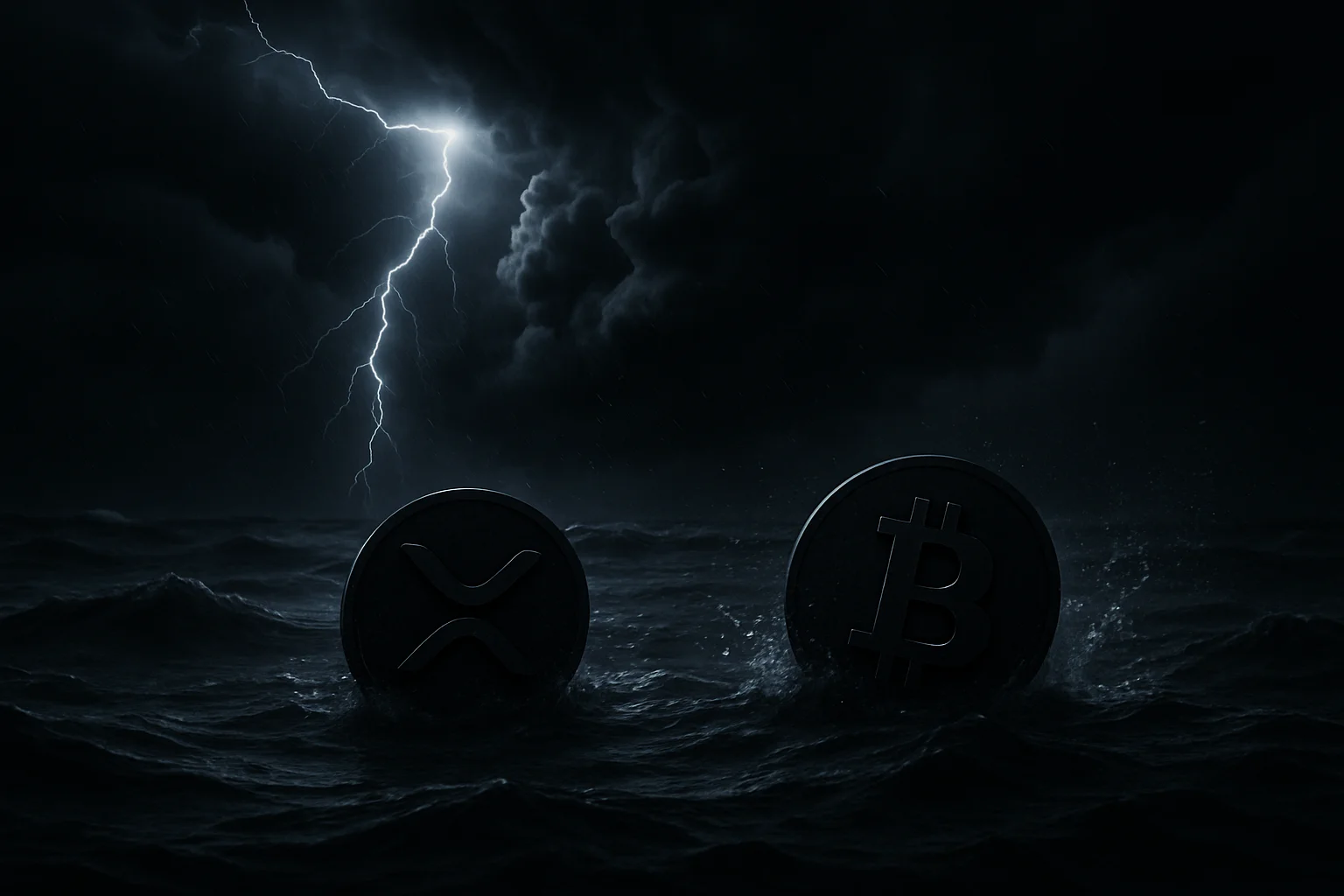 XRP et Bitcoin à bout de souffle : la tempête se prépare