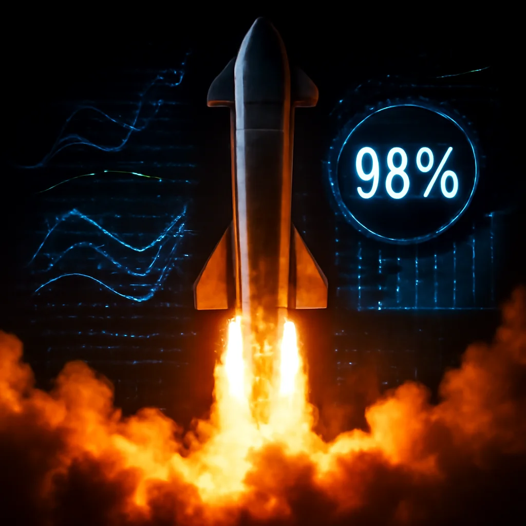 SpaceX IPO : les marchés prédictifs flirtent avec 98% de probabilité