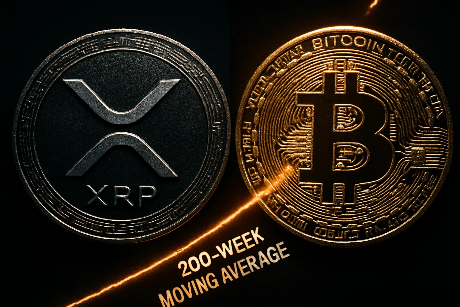 XRP vs Bitcoin : la moyenne 200 semaines va tout décider